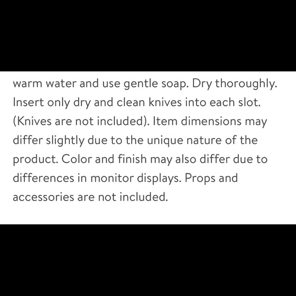 Home Basics|Wave In Drawer Bamboo Knife Block - Picture 5 of 5